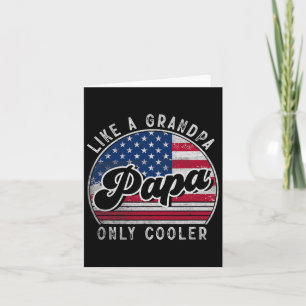 Grappige Papa Als Een Opa Alleen Cooler Us Amerika Kaart