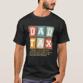 Grappige papa belasting mok – Vaderdag T-shirt (Voorkant)