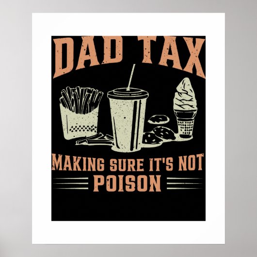 Grappige papa belasting om ervoor te zorgen dat he poster (Voorkant)