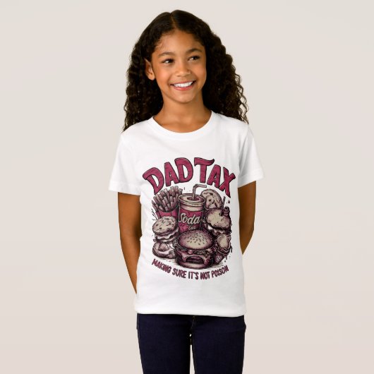 Grappige papa belasting t-shirt (Voorkant volledig)