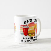 Grappige papa-belastingsmok – Vaderdag Koffiemok (Voorkant rechts)