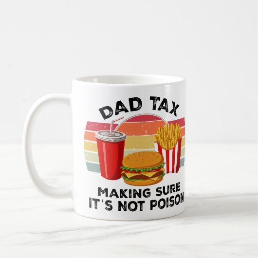 Grappige papa-belastingsmok – Vaderdag Koffiemok (Links)