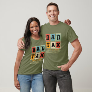 Grappige papa-belastingsmok – Vaderdag T-shirt