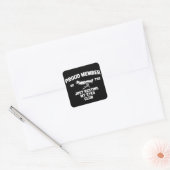 Grappige papa die gewoon mijn ogen rust geeft Vade Vierkante Sticker (Envelop)