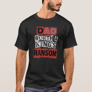 Grappige papa een vermogen waard t-shirt