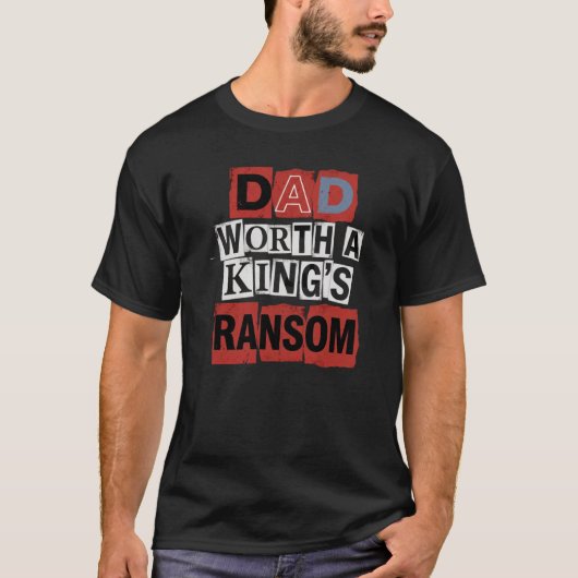 Grappige papa een vermogen waard t-shirt (Voorkant)