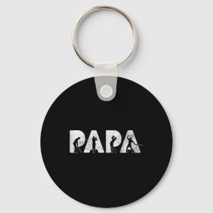 Grappige papa golf vader Funny Vaderdag cadeau  Sleutelhanger