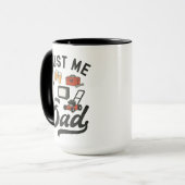 Grappige papa grap cadeau voor Vaderdag Mannen Sar Mok (Voorkant links)