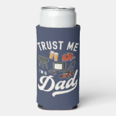 Grappige papa grap cadeau voor Vaderdag Mannen Sar Seltzer Blikjeskoeler (Seltzer Voorkant)