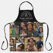 Grappige papa grapt Grill Master | Gepersonaliseer Schort (Voorkant)