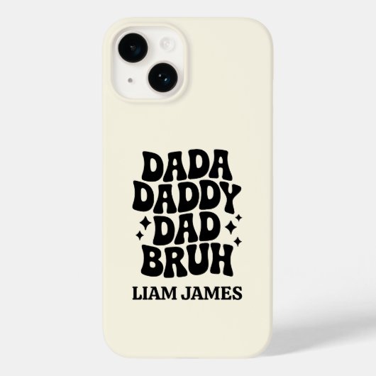 Grappige papa grapt vaders dag cadeau voor papa Case-Mate iPhone case (Achterkant)