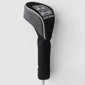 Grappige papa grapt vaders dag cadeau voor papa golfheadcover (Schuin)