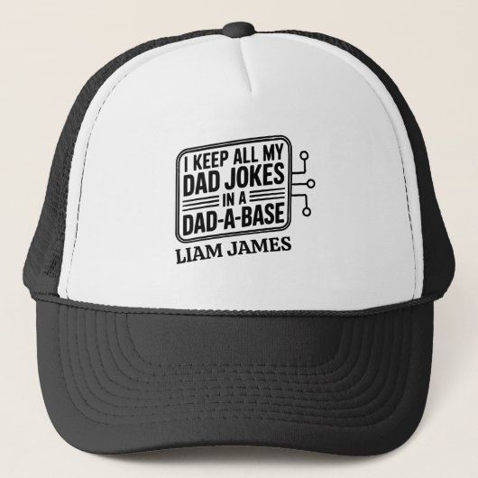Grappige papa grapt vaders dag cadeau voor papa trucker pet (Voorkant)