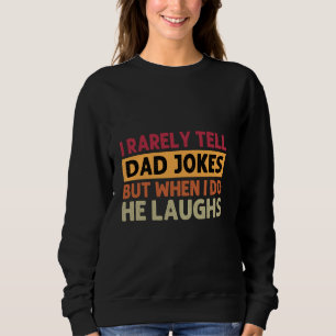 Grappige papa grapt woordspel sarcastische retro trui