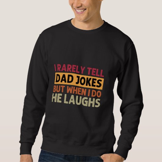 Grappige papa grapt woordspel sarcastische  retro  trui (Voorkant)