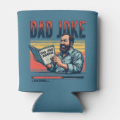 Grappige papa Joke Retro Humor esthetiek Blikjeskoeler (Achterkant)