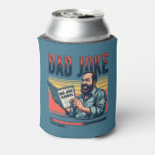 Grappige papa Joke Retro Humor esthetiek Blikjeskoeler (Blikje Achterkant)