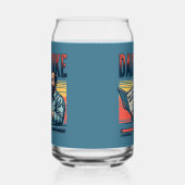 Grappige papa Joke Retro Humor  esthetiek Blikvorm Glas (Rechts)