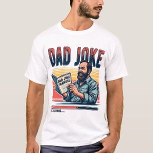 Grappige papa Joke Retro Humor  esthetiek T-shirt