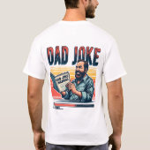 Grappige papa Joke Retro Humor  esthetiek T-shirt (Achterkant)