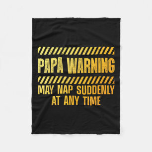 Grappige papa-kunst voor opa van kleinkinderen vad fleece deken