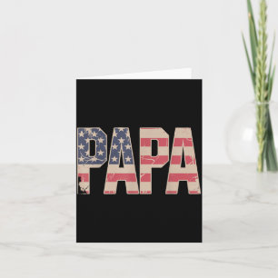 Grappige papa-kunst voor opa van kleinkinderen Vad Kaart