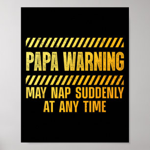 Grappige papa kunst voor opa van kleinkinderen vad poster