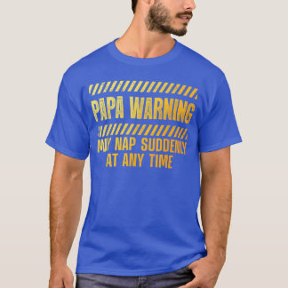Grappige papa-kunst voor opa van kleinkinderen vad t-shirt