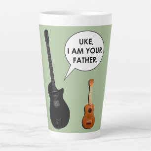 Grappige papa latte mok