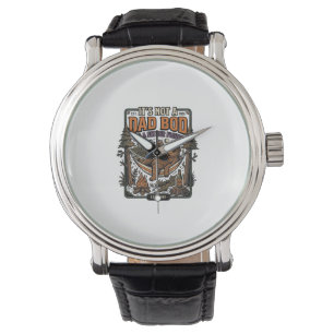 Grappige Papa Lichaam Beer Kamperen Vader Figuur S Horloge