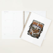 Grappige Papa Lichaam Beer Kamperen Vader Figuur S Planner (Display)