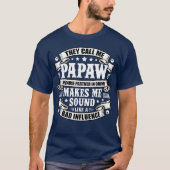Grappige papa opa opa opa stap vader s r t-shirt (Voorkant)