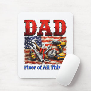 Grappige Papa Reparateur Van Alle Dingen Muismat