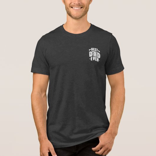 Grappige papa T-shirts Vaderdag 2025 Beste papa oo (Voorkant)
