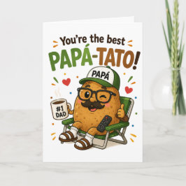 Grappige Papá Tato Vader Verjaardagskaart  Kaart