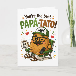 Grappige Papá Tato Vader Verjaardagskaart Kaart