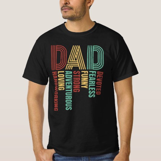 Grappige papa titels T-shirt (Voorkant)