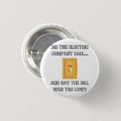 Grappige papa-uitspraken  ronde button 3,2 cm (Voorkant /achterkant)