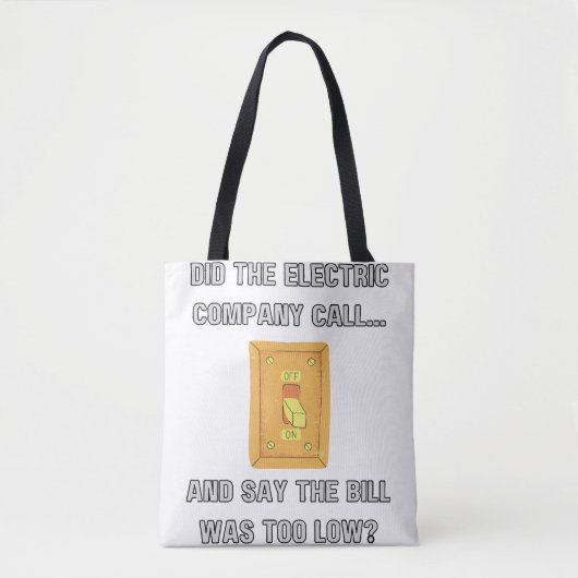 Grappige papa-uitspraken tote bag (Voorkant)