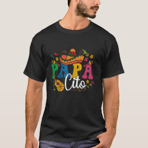 Grappige Papacito Mexicaanse Feest Sombrero Vader  T-shirt