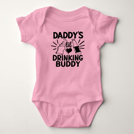grappige papa's drink maatje unisex romper