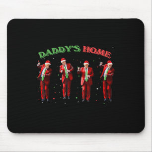 Grappige Papa's Ho Ho Thuis Trump Dans Sint Claus Muismat