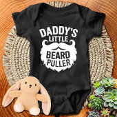 Grappige papa's kleine baardtrekker romper