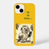 Grappige papegaai. iPhone hoesje (Achterkant)