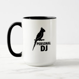 Grappige Papegaai Persoonlijke DJ Mok voor Papegaa