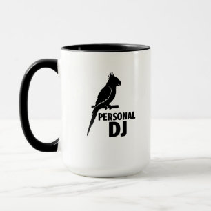 Grappige Papegaai Persoonlijke DJ Mok voor Papegaa