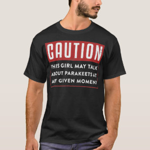 Grappige papegaaien Vrouwen Shirt Parkiet Eigenare