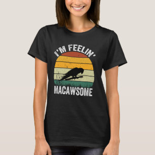 Grappige papegaailiefhebber Hyacinth Macaw Pun Mac T-shirt