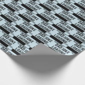 grappige paplaveslam die woordkunst laadt cadeaupapier (Hoek)