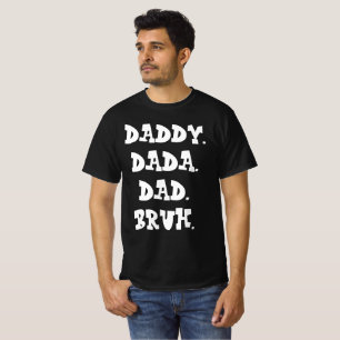 GRAPPIGE PAPPIE PAPA VADER BRUH VADERDAG T-SHIRT